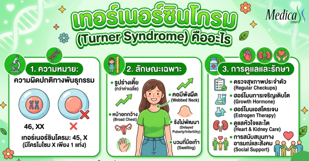 เทอร์เนอร์ซินโดรมคืออะไร-เมดิก้าคลินิกความสูง