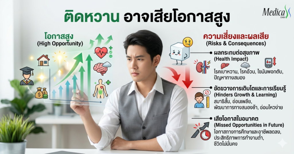ทำไมเด็กติดหวาน กินแต่ขนม อาจเสียโอกาสสูง พ่อแม่ต้องจัดการอย่างไร ?-เมดิก้าคลินิกความสูง