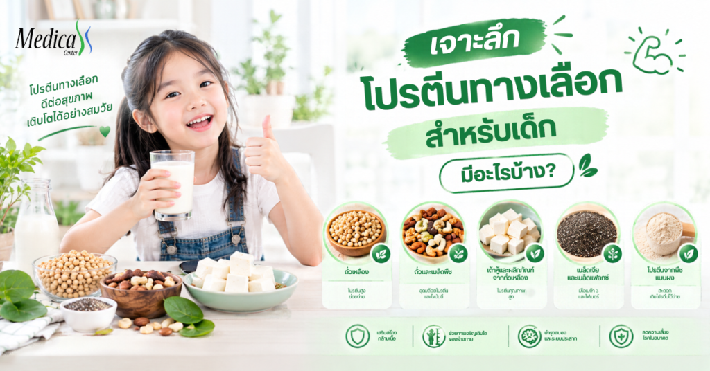 เจาะลึกโปรตีนทางเลือกสำหรับเด็ก มีอะไรบ้าง-เมดิก้าคลินิกความสูง